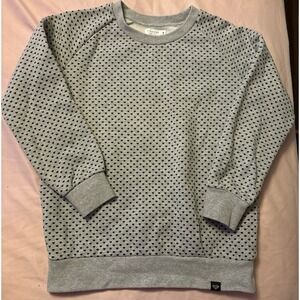 Diamond Supply Company Women's Grey &‎ Black Crewneck Sweatshirt, Medium